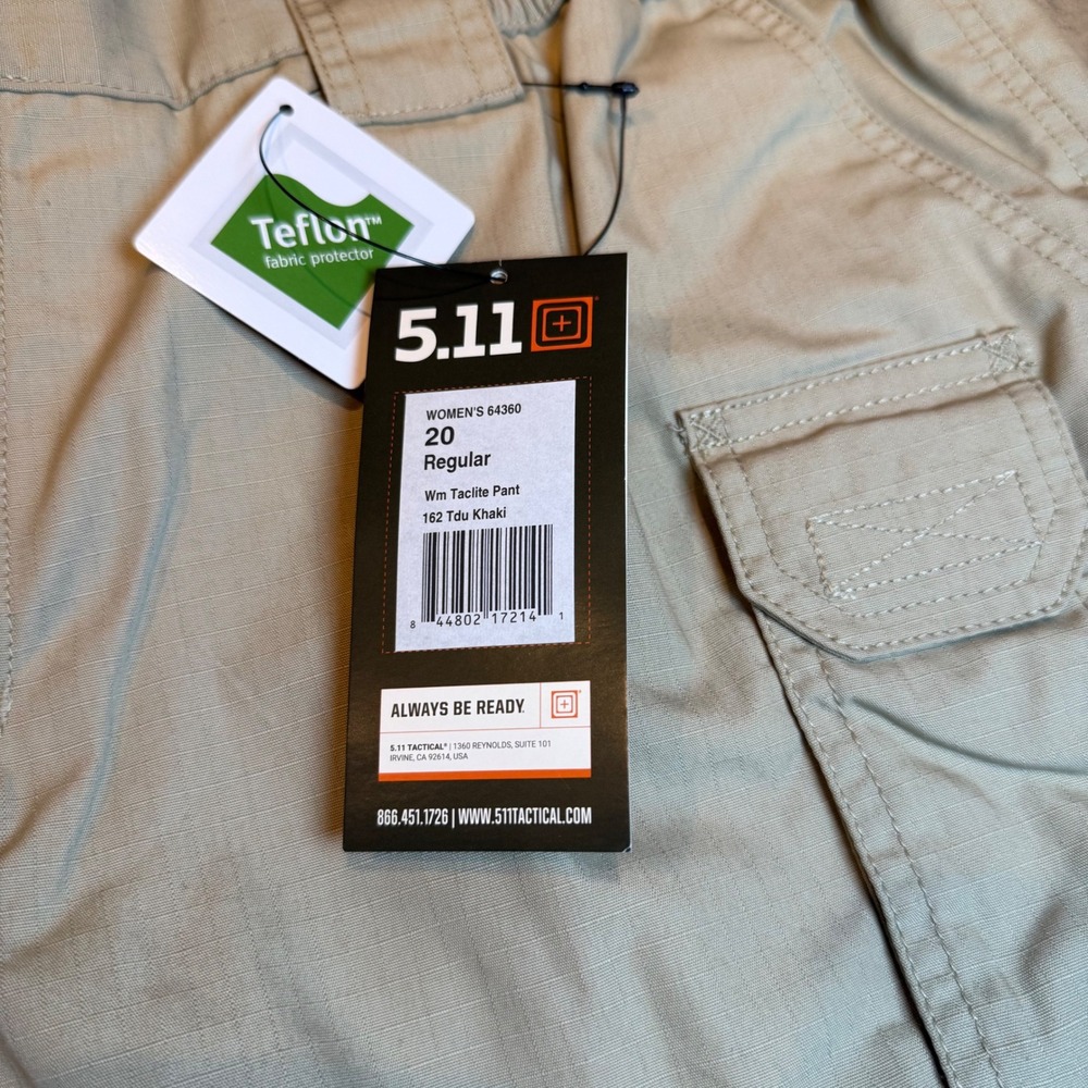 5.11 Tactical Women's Taclite Pro Pant sz‎ 20 TDU Khaki Regular Work Outdoor - Picture 5 of 14